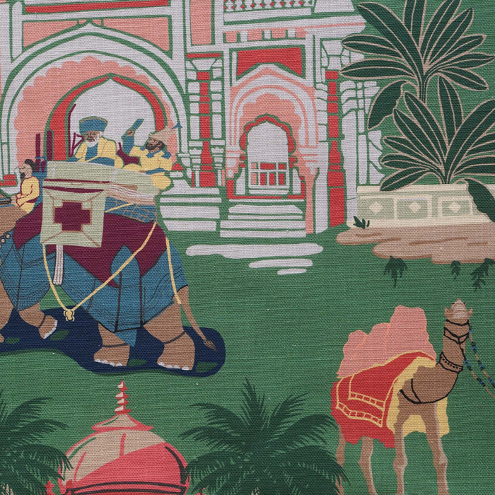 Bara Bazaar Pillow Cover in Viridian - The Well Appointed House