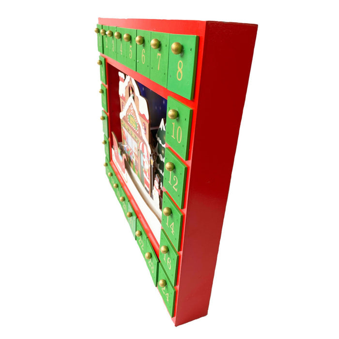 Battery Operated Santa Toy Shop Advent Calendar-The Well Appointed House