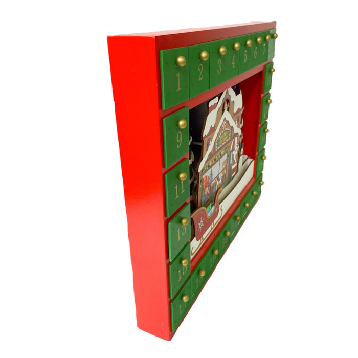 Battery Operated Santa Toy Shop Advent Calendar-The Well Appointed House