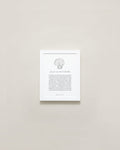 Bryan Anthonys Home Decor Be Your Own Kind Of Beautiful Illustration with Meaning 5x7 Graphic Framed Print White