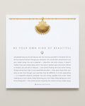 Bryan Anthonys Gold Be Your Own Kind Of Beautiful Pendant Necklace On Card