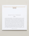 Bryan Anthonys Beautifully Broken Collection Baguette Dainty Necklace Gold