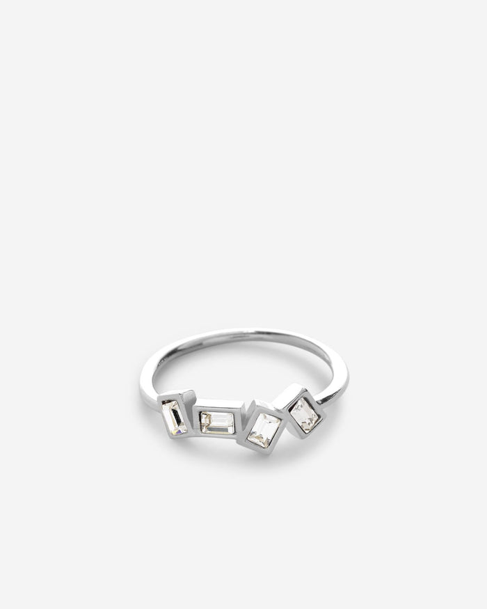 Bryan Anthonys Beautifully Broken Silver Ring With Crystals Front Macro