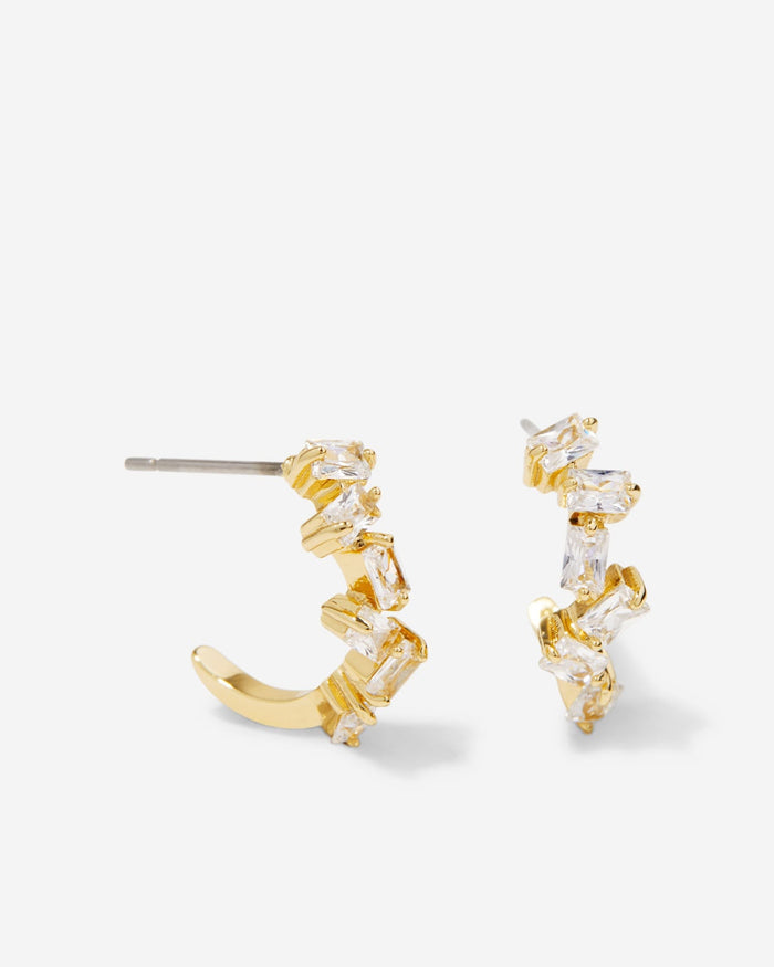 Bryan Anthonys Beautifully Broken Hoop Earrings Macro in Gold
