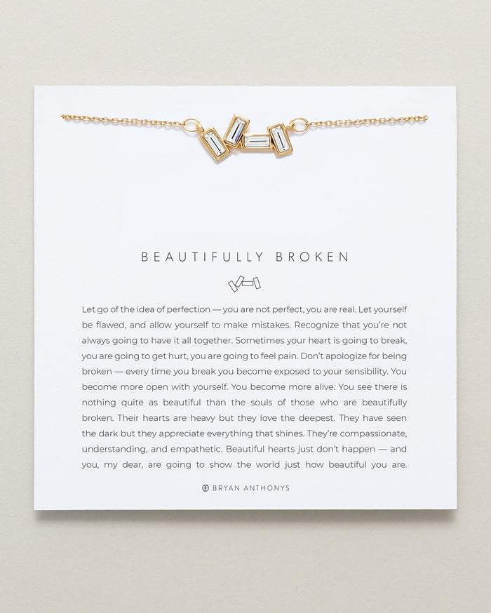 bryan anthonys beautifully broken dainty necklace 14k gold