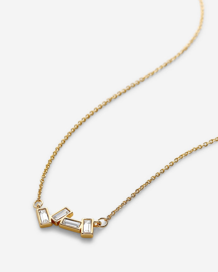 Beautifully Broken Gold Necklace Macro