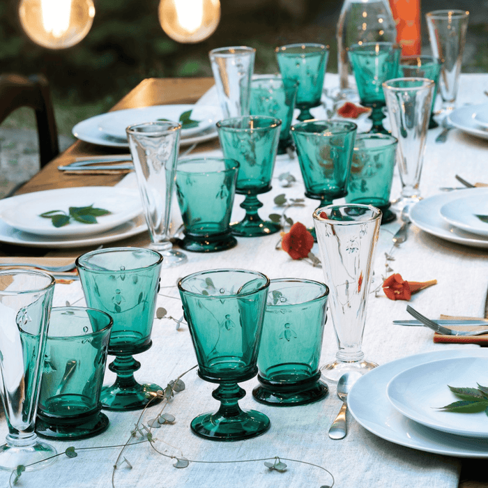 Bee Tumbler Emerald Set-6 - Drinkware - The Well Appointed House
