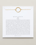 Bryan Anthonys Begin Again Bracelet On Card In Gold