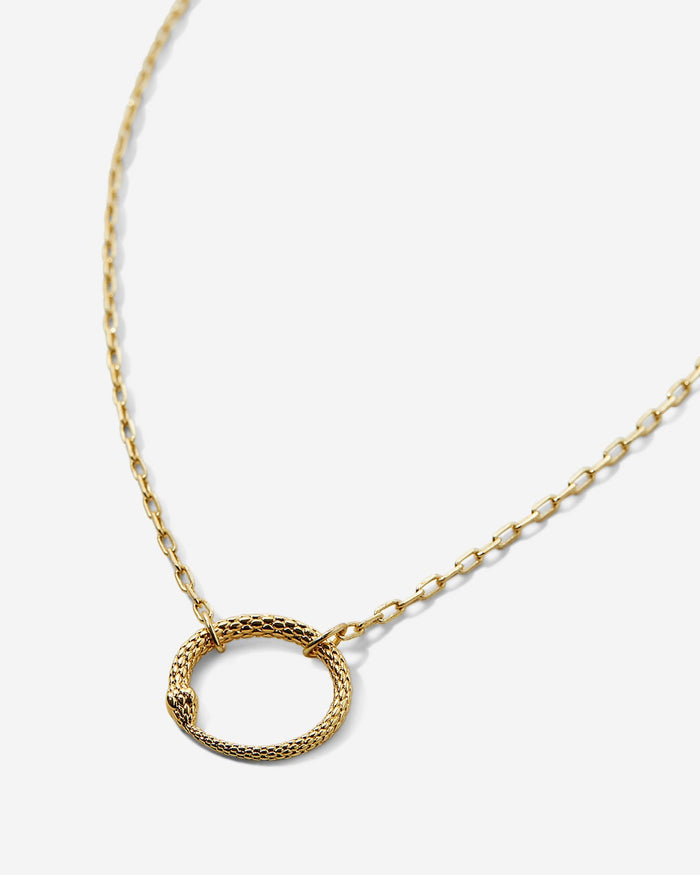 Bryan Anthonys Begin Again Gold Snake Necklace Macro