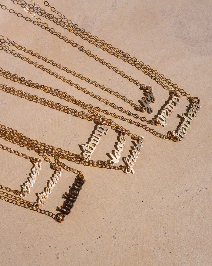The gold-filled Believe necklace, a daily reminder to trust yourself