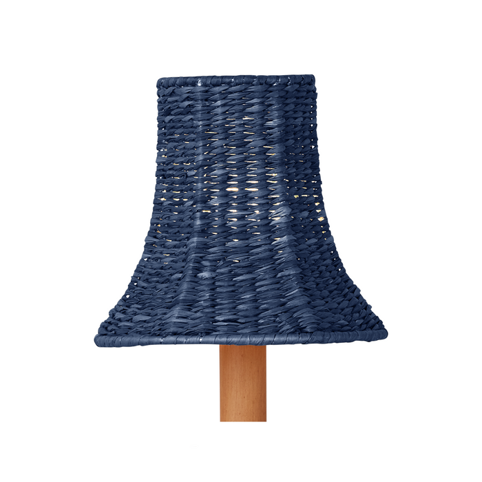 Bell Shape Chandelier Shade in Indigo Blue - The Well Appointed House