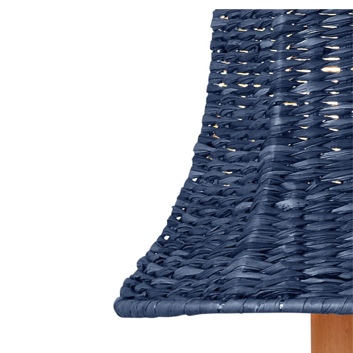 Bell Shape Chandelier Shade in Indigo Blue - The Well Appointed House
