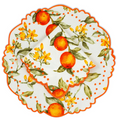 Citrus Embroidered Placemat & Napkin Set - The Well Appointed House
