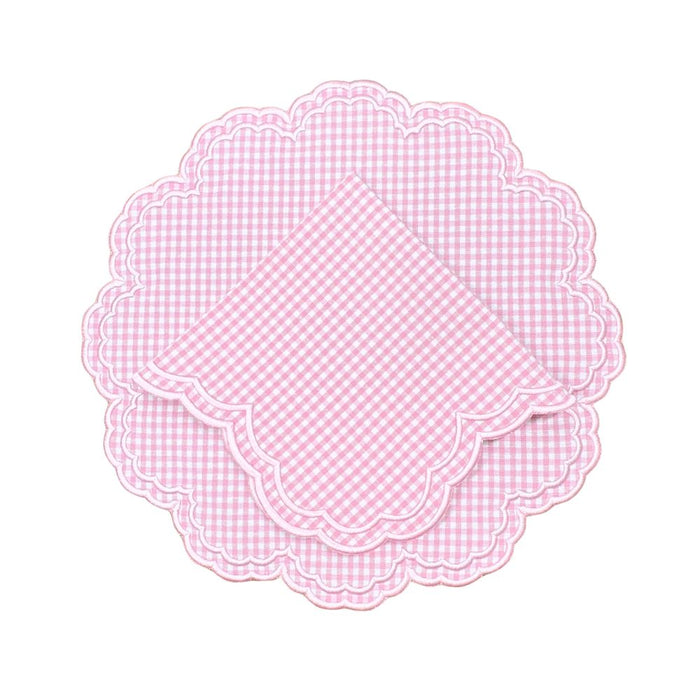 Bettina Placemat - Pink Gingham (Set of 4)