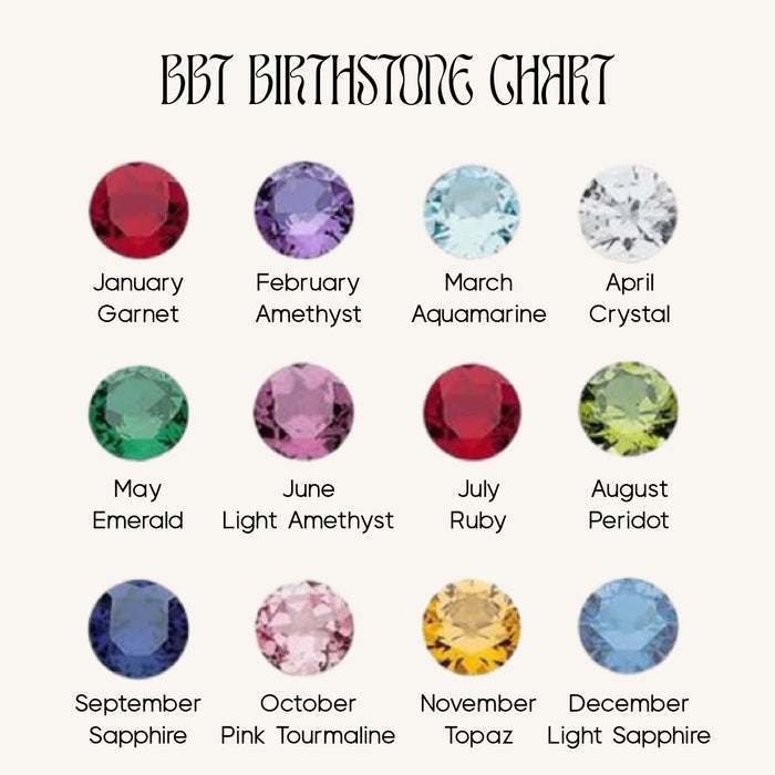 Dainty gold fill birthstone pendant necklace by Beads by Tara