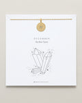 Birthstone Pendant Necklace on card