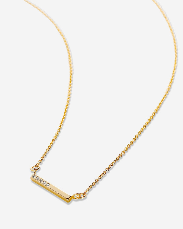 Bryan Anthonys Blank Slate Necklace in Gold