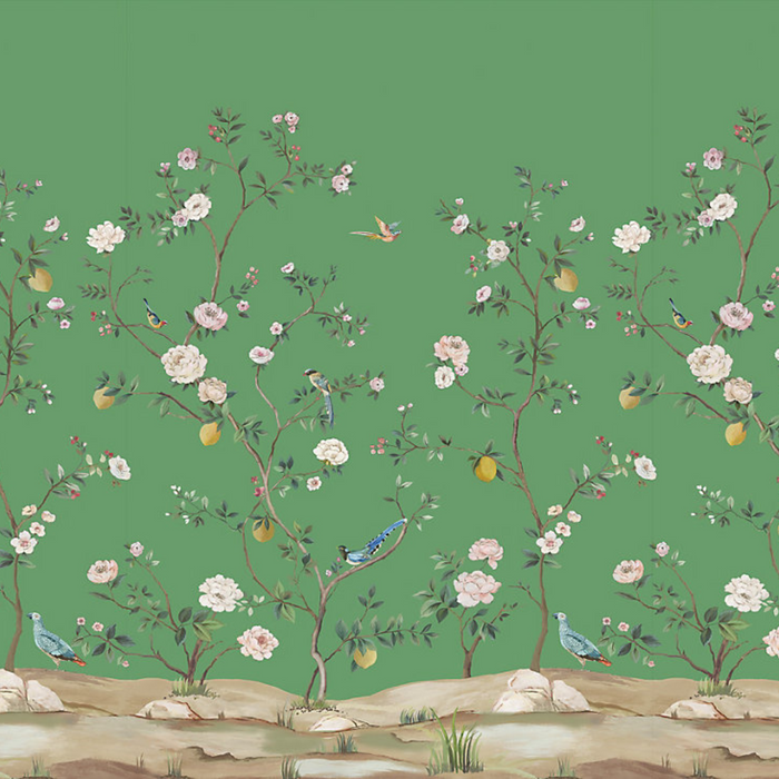 Blossom Chinoiserie Mural - The Well Appointed House