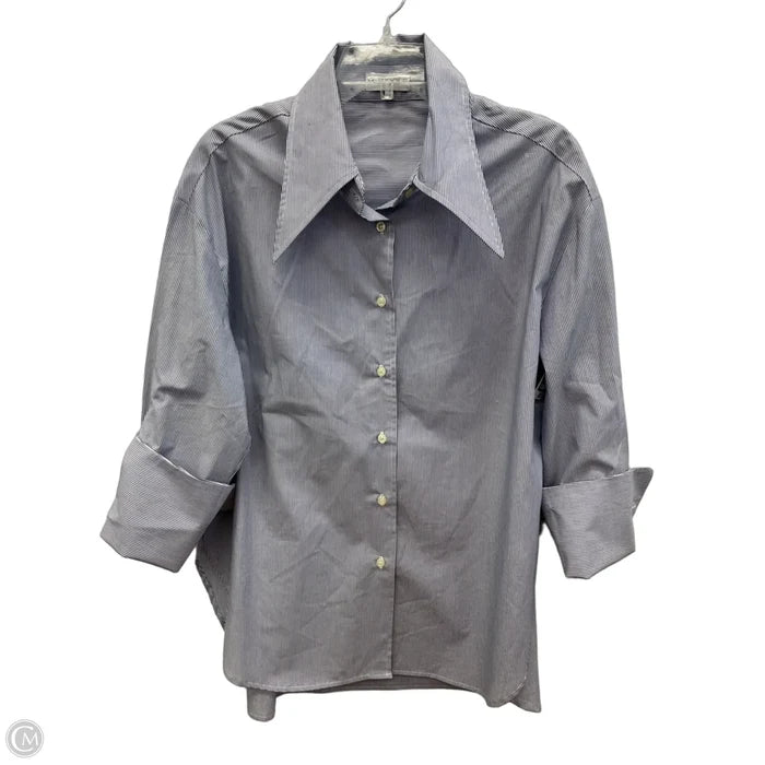 Blouse 3/4 Sleeve By Cma In Striped Pattern, Size: M