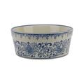 Blue and White Classic Porcelain Dog Bowl - Pet Accessories - The Well Appointed House