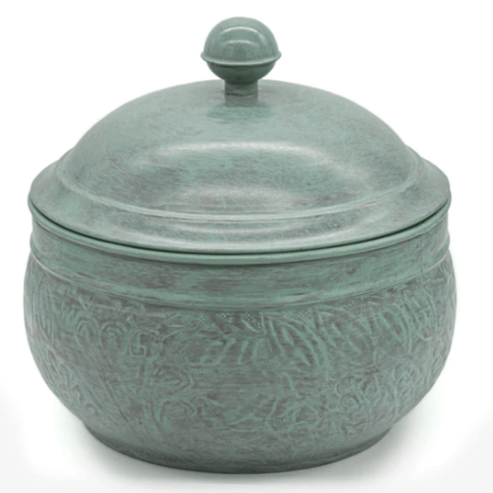 Blue Verde Hose Pot with Lid - Garden Tools & Accessories - The Well Appointed House