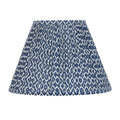 Bluebird Navy Blue & White Ikat Fabric Lampshade - Lamp Shades - The Well Appointed House