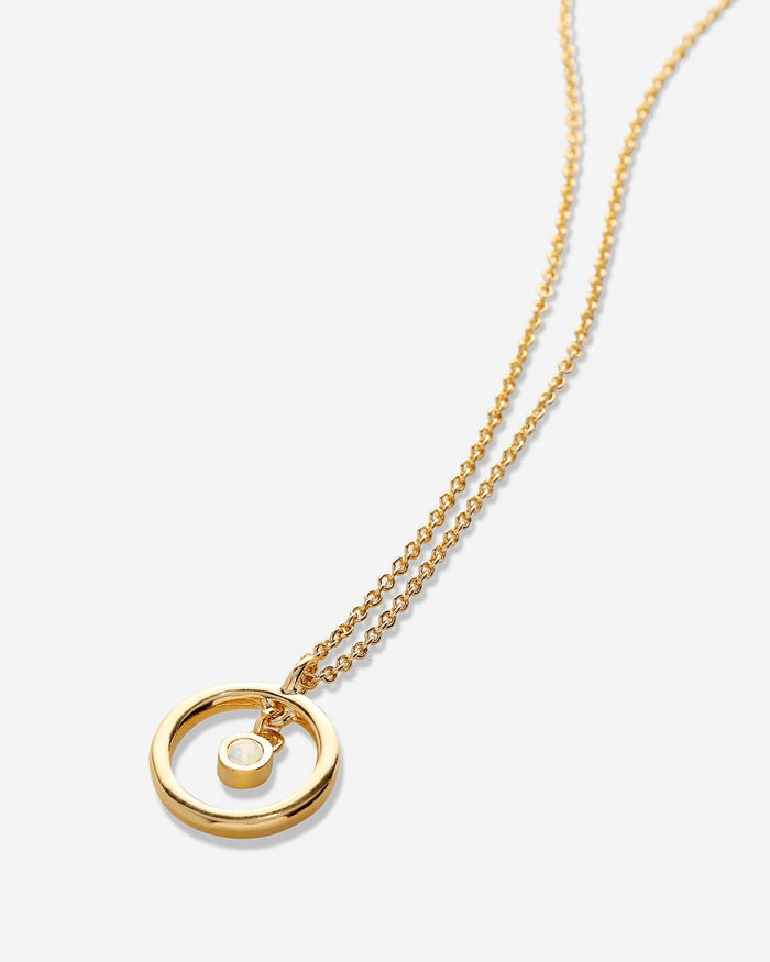 Bryan Anthonys Boundaries White Opal Necklace in Gold