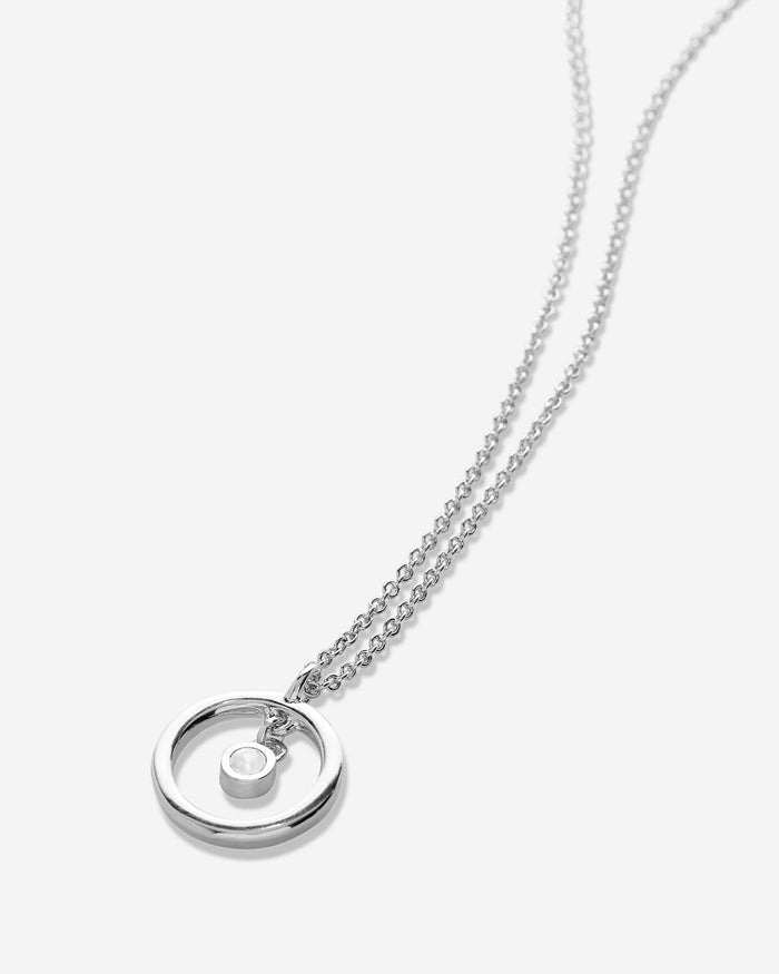Bryan Anthonys Boundaries White Opal Necklace in Silver