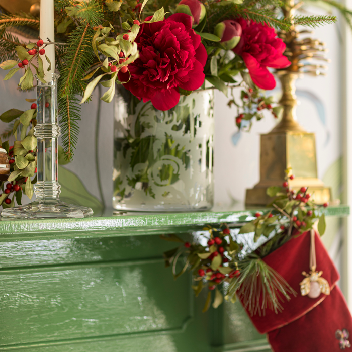 Bow Stocking, Red - The Well Appointed House