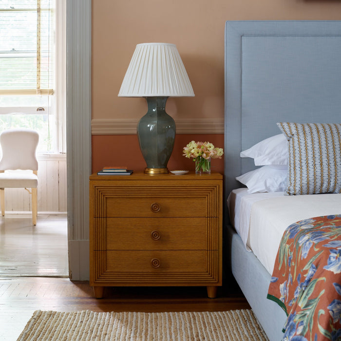 White Box Pleat Linen Lampshade - Lamp Shades - The Well Appointed House