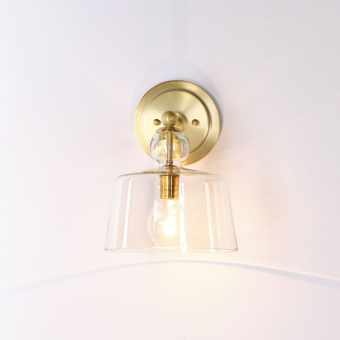Brass Hudson Wall Sconce - The Well Appointed House