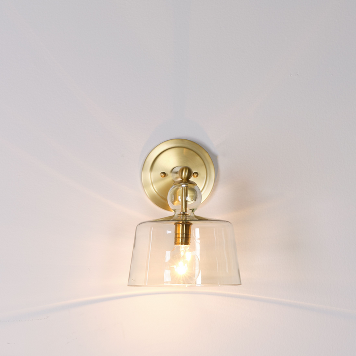 Brass Hudson Wall Sconce - The Well Appointed House
