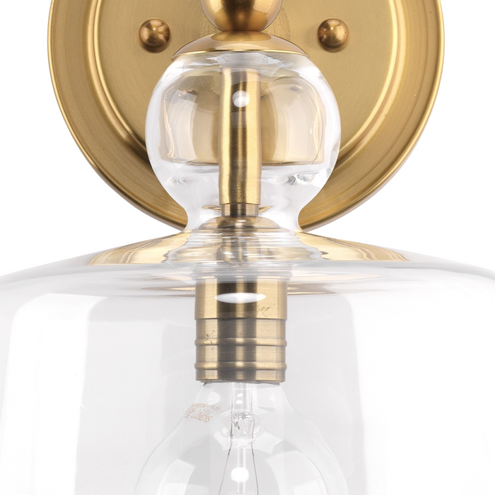 Brass Hudson Wall Sconce - The Well Appointed House