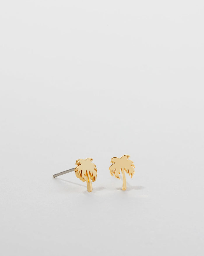 Bryan Anthonys Breathe Gold Stud Earrings Macro