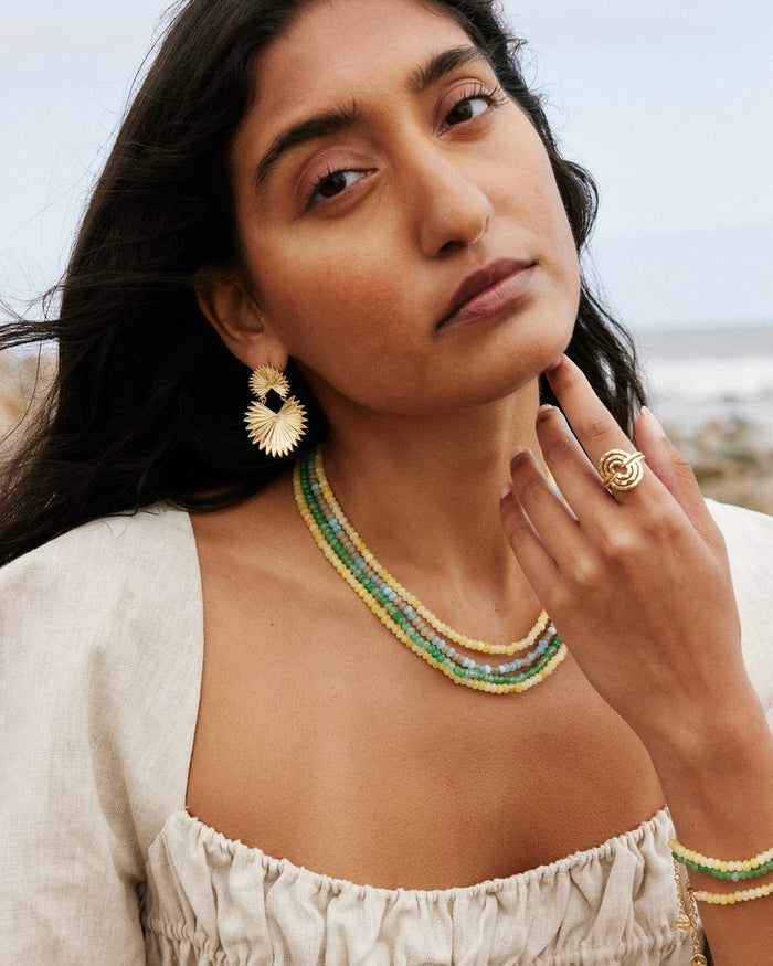 Bryan Anthonys Breathe Statement Earrings On Model