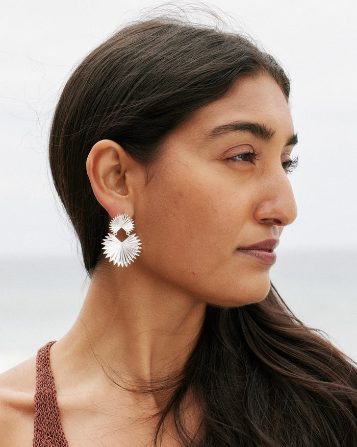 Bryan Anthonys Breathe Statement Earrings On Model