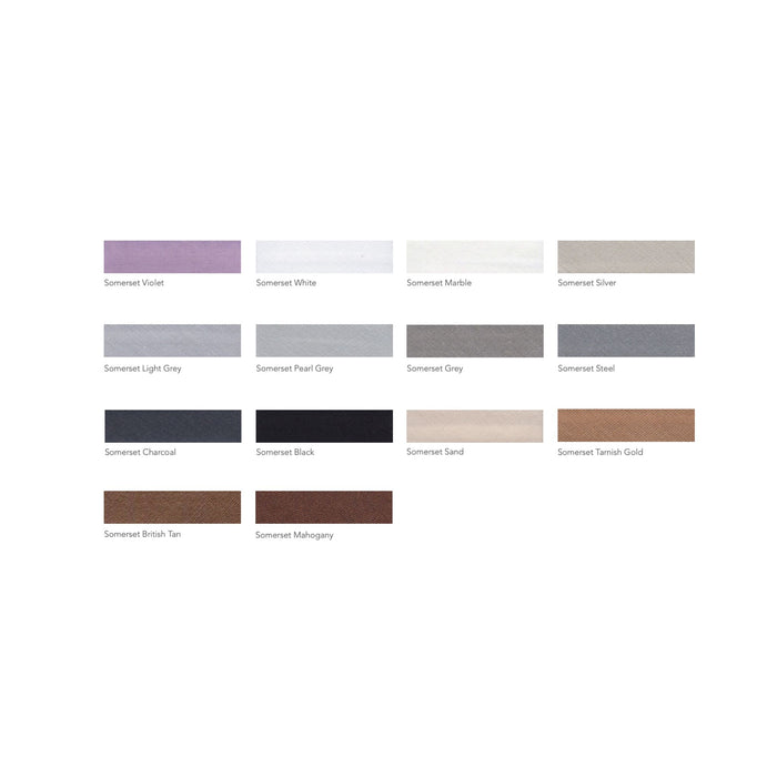 Brendon Double Tape Trim Shower Curtain-The Well Appointed House
