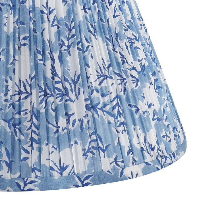Brook Blue Toile Fabric Lampshade - Lamp Shades - The Well Appointed House