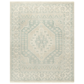 Bunyan Wheat & Seafoam Wool Blend Area Rug - Available in a Variety of Sizes - Rugs - The Well Appointed House