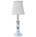 Butterfly Print Porcelain Mini Candle Stand Lamp - Table Lamps - The Well Appointed House