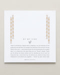 Bryan Anthonys Bridal Collection By My Side Baguette Chandelier Earrings in Gold On Card