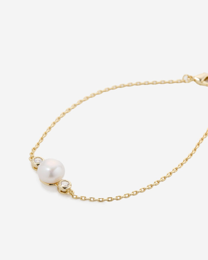 Bryan Anthonys By My Side Pearl Gold Bracelet