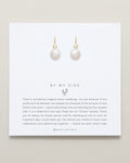 Bryan Anthonys By My Side Pearl Gold Drop Earrings On Card
