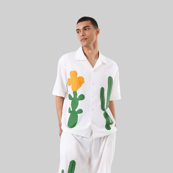Cactus Appliqué Camp Shirt - RES IPSA