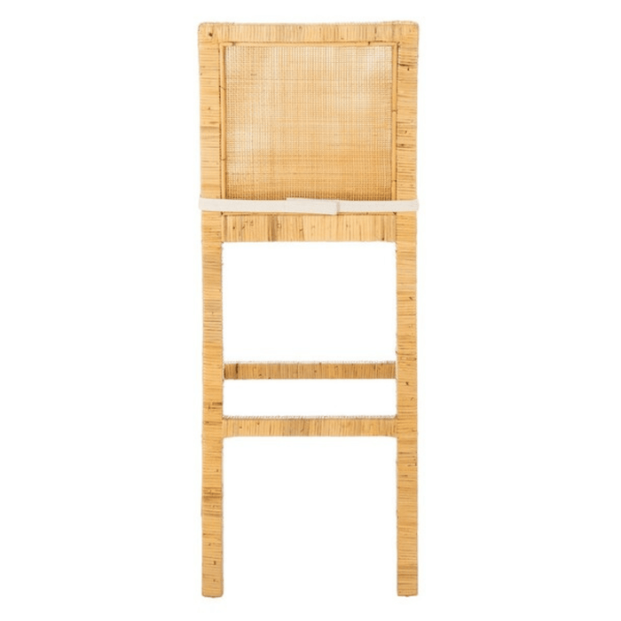 Cane Bar Stool With Cushion - Bar & Counter Stools - The Well Appointed House