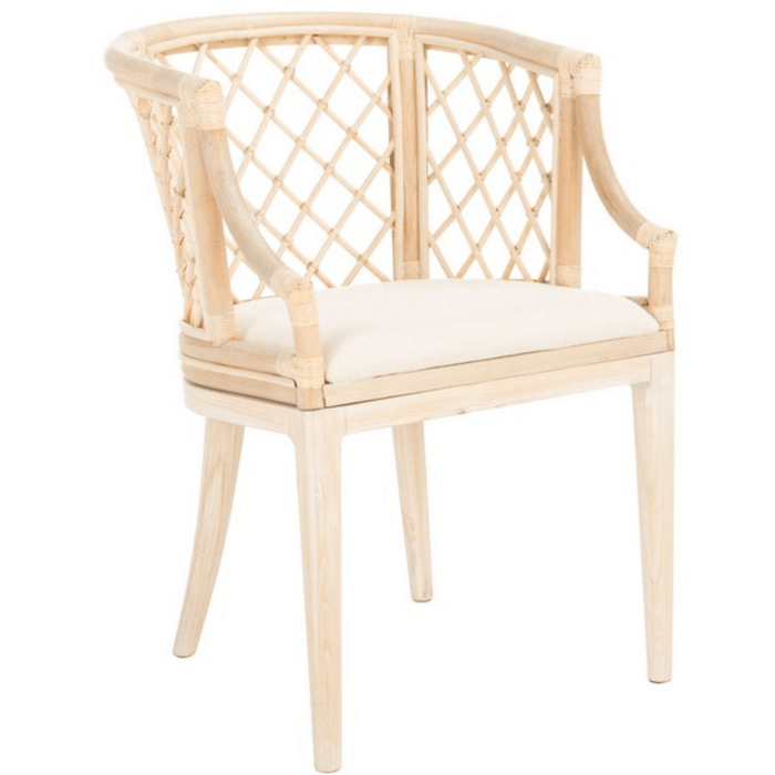 Carlotta Rattan Arm Chair - Accent Chairs - The Well Appointed House