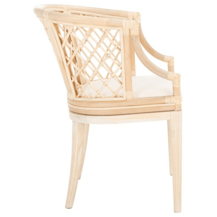 Carlotta Rattan Arm Chair - Accent Chairs - The Well Appointed House