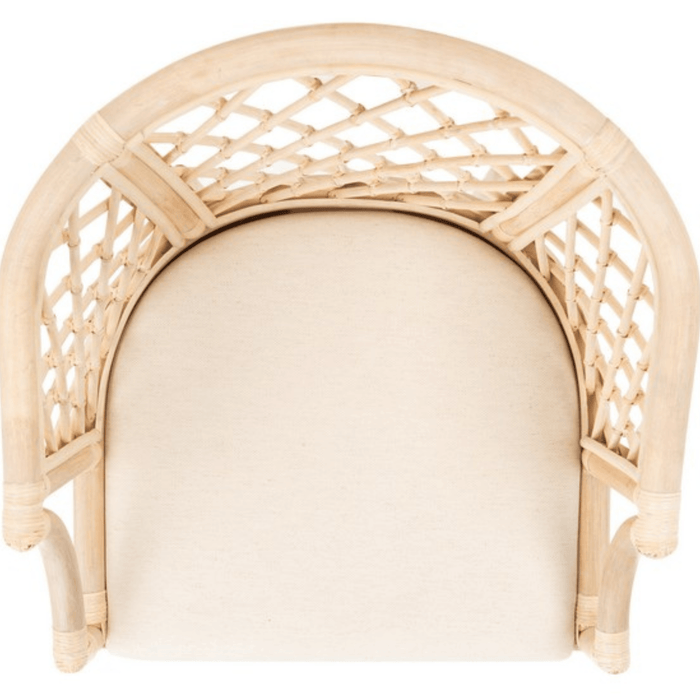 Carlotta Rattan Arm Chair - Accent Chairs - The Well Appointed House