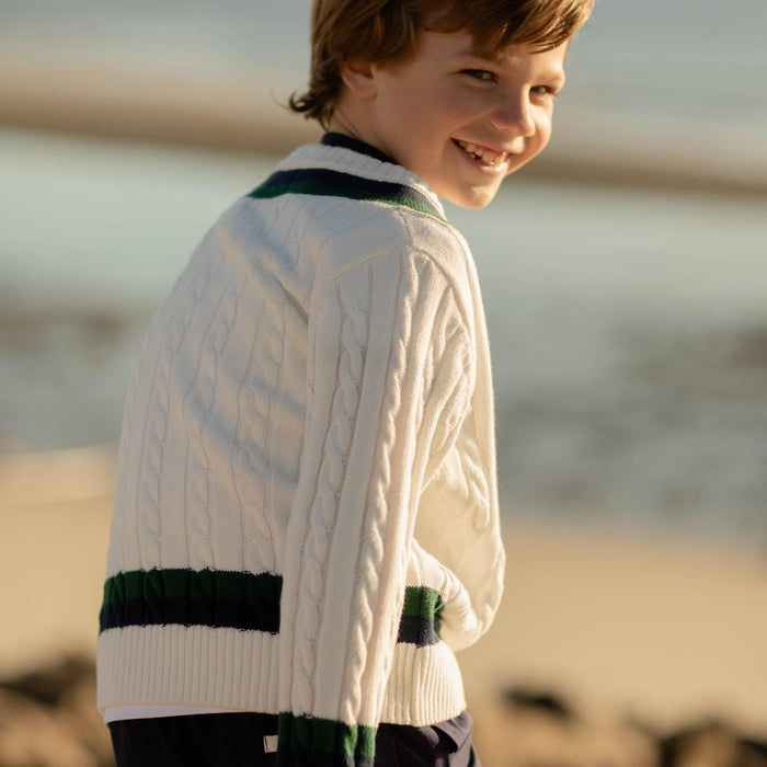 Center Court Sweater - The Well Appointed House