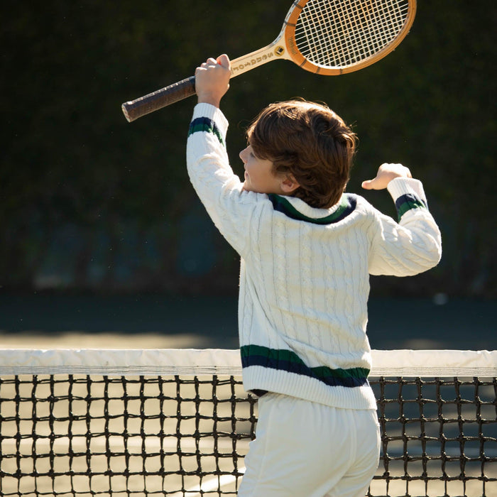 Center Court Sweater - The Well Appointed House